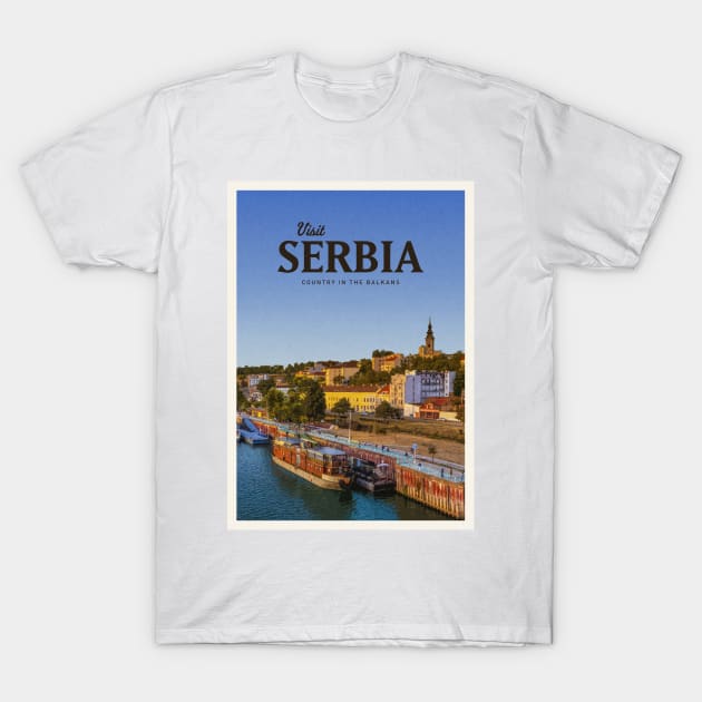 Visit Serbia T-Shirt by Mercury Club